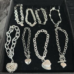 Qty-1 Women Girls Fashion Party Jewelry Punk Hip Hop Bangle Couple bracelet